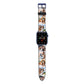 Photo Strip Montage Upload Apple Watch Strap with Blue Hardware