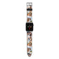 Photo Strip Montage Upload Apple Watch Strap with Silver Hardware
