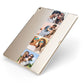 Photo Strip Montage Upload Apple iPad Case on Gold iPad Side View