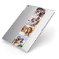 Photo Strip Montage Upload Apple iPad Case on Silver iPad Side View