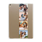 Photo Strip Montage Upload Apple iPad Gold Case