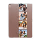 Photo Strip Montage Upload Apple iPad Rose Gold Case