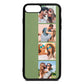 Photo Strip Montage Upload Lime Saffiano Leather iPhone 8 Plus Case