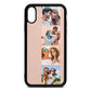 Photo Strip Montage Upload Nude Saffiano Leather iPhone Xr Case