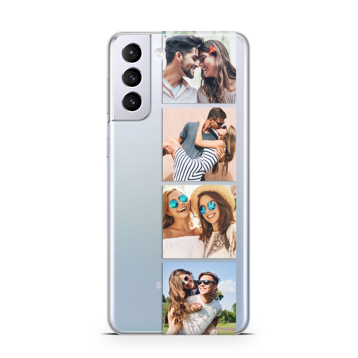 Photo Strip Montage Upload Samsung S21 Plus Phone Case