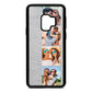 Photo Strip Montage Upload Silver Pebble Leather Samsung S9 Case