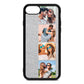 Photo Strip Montage Upload Silver Pebble Leather iPhone 8 Case