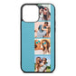 Photo Strip Montage Upload Sky Saffiano Leather iPhone 13 Pro Max Case