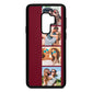 Photo Strip Montage Upload Wine Red Saffiano Leather Samsung S9 Plus Case