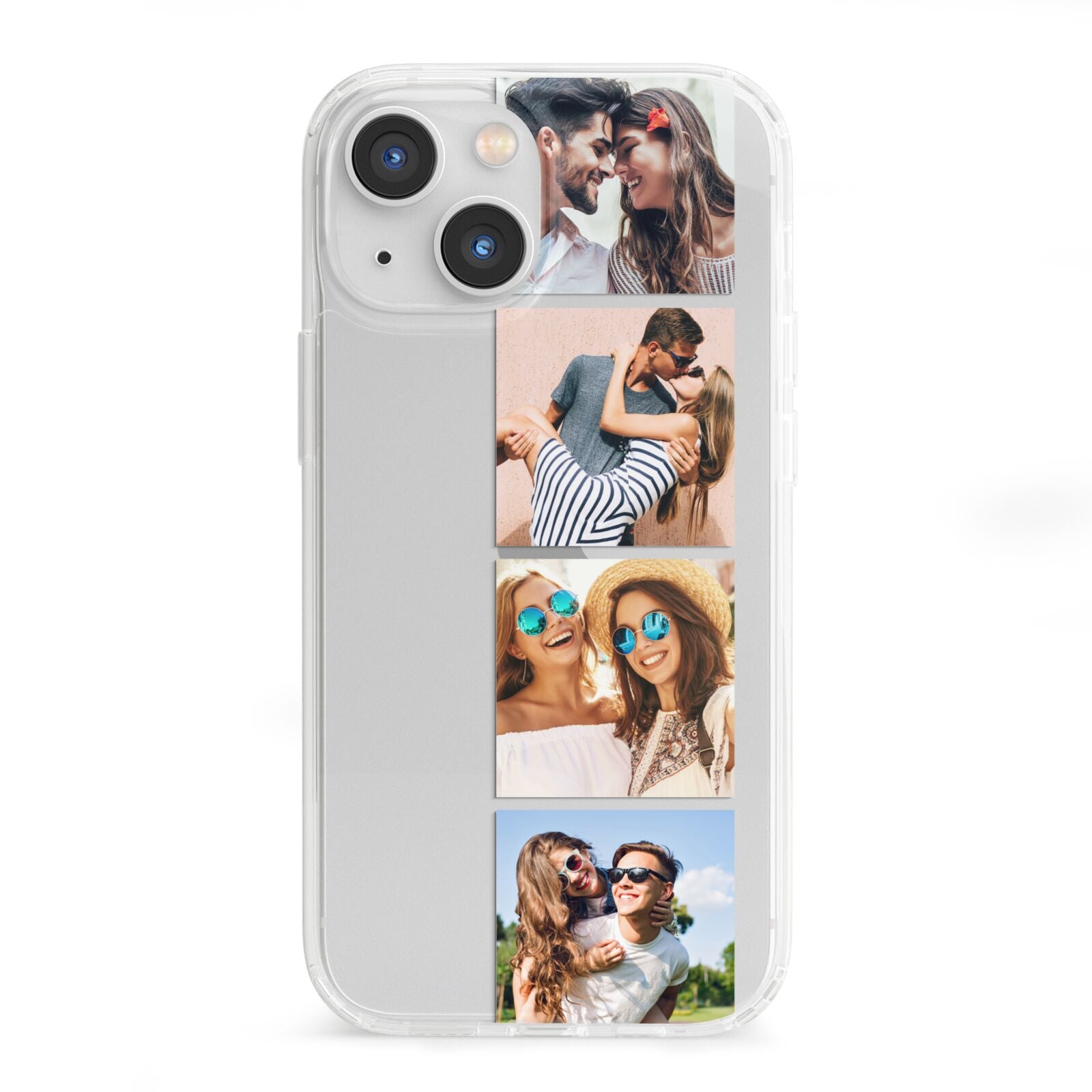 Photo Strip Montage Upload iPhone 13 Mini Clear Bumper Case