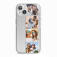 Photo Strip Montage Upload iPhone 13 TPU Impact Case with White Edges