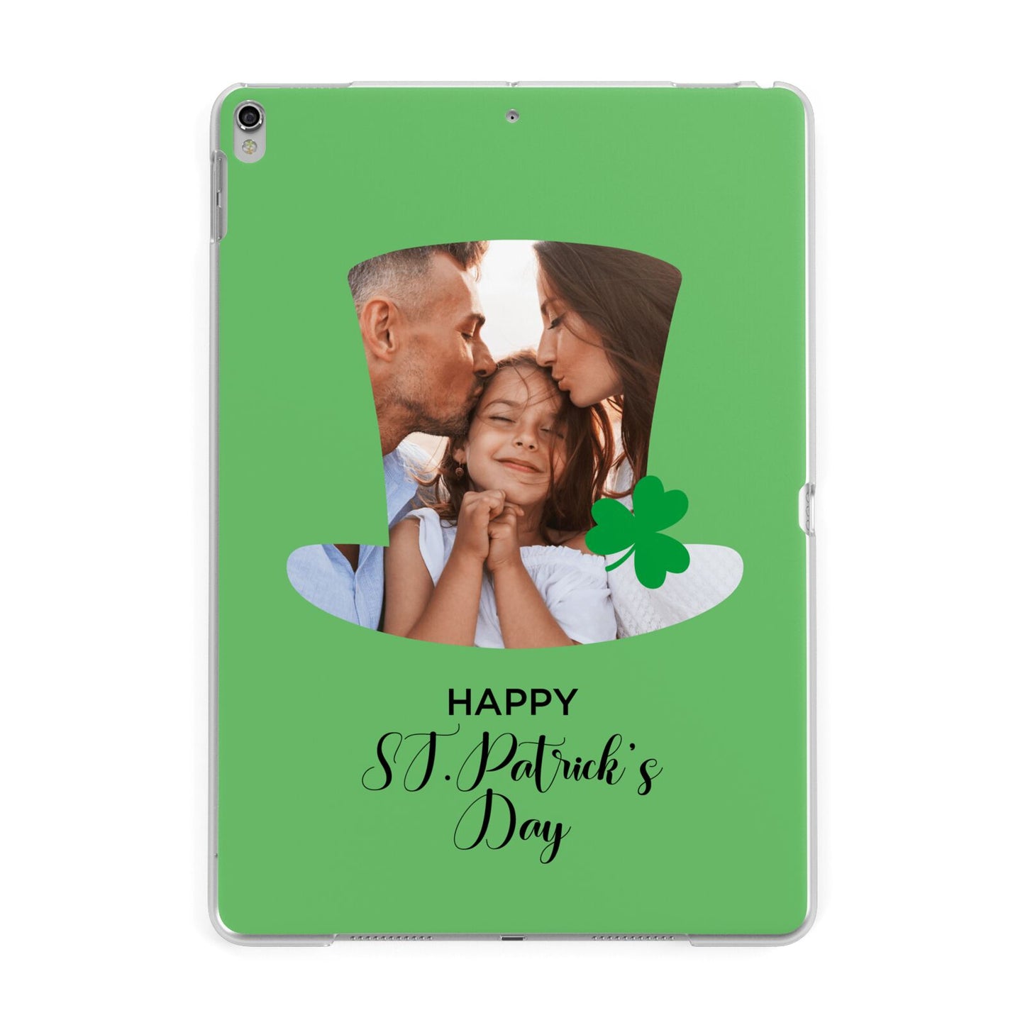 Photo Upload Leprechaun Hat Apple iPad Silver Case