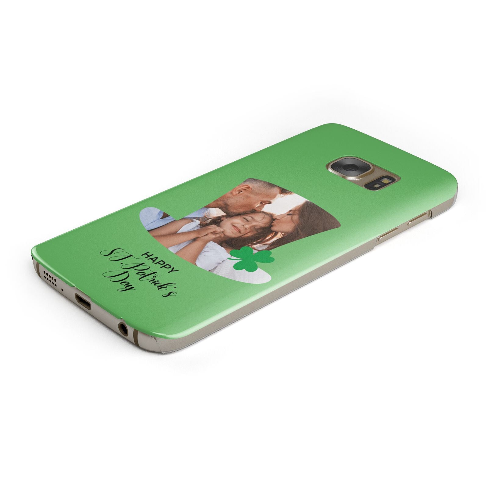 Photo Upload Leprechaun Hat Samsung Galaxy Case Bottom Cutout