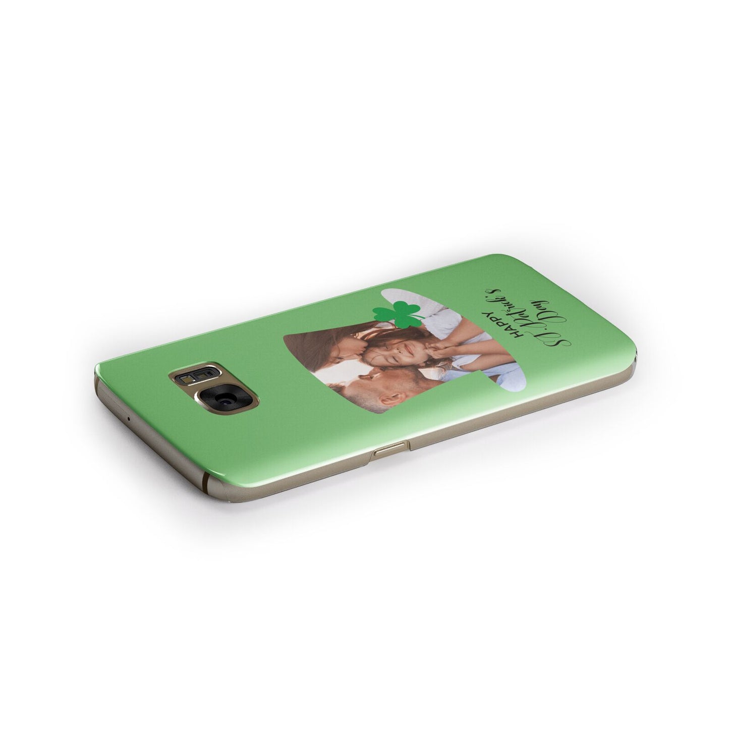 Photo Upload Leprechaun Hat Samsung Galaxy Case Side Close Up