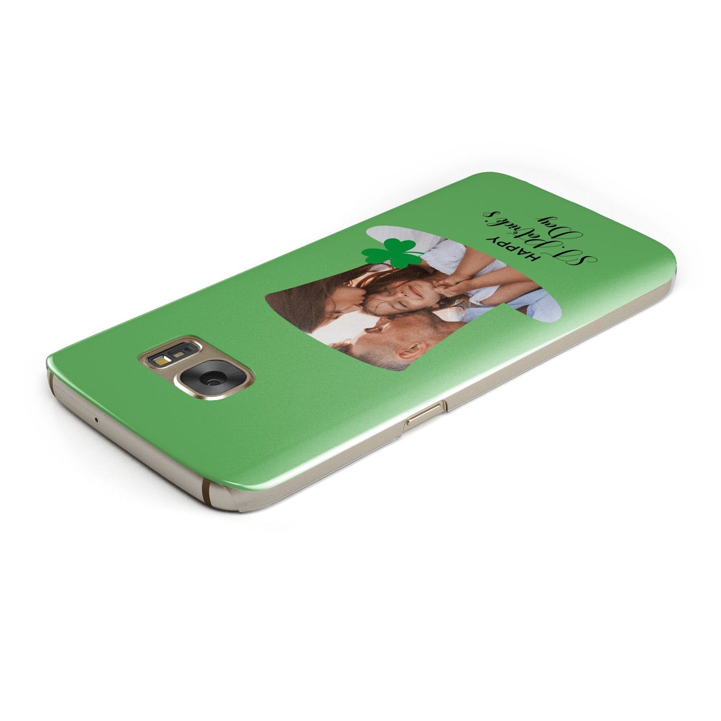 Photo Upload Leprechaun Hat Samsung Galaxy Case Top Cutout