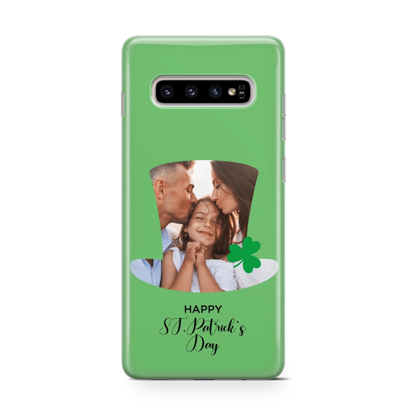 Photo Upload Leprechaun Hat Samsung Galaxy S10 Case
