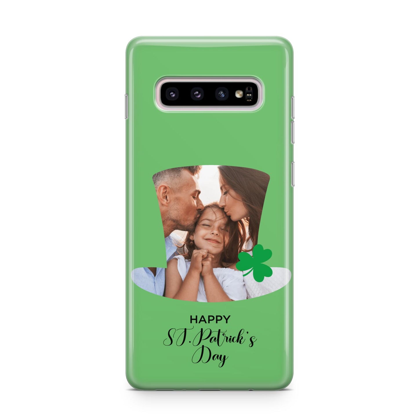 Photo Upload Leprechaun Hat Samsung Galaxy S10 Plus Case