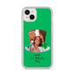 Photo Upload Leprechaun Hat iPhone 14 Plus Glitter Tough Case Starlight