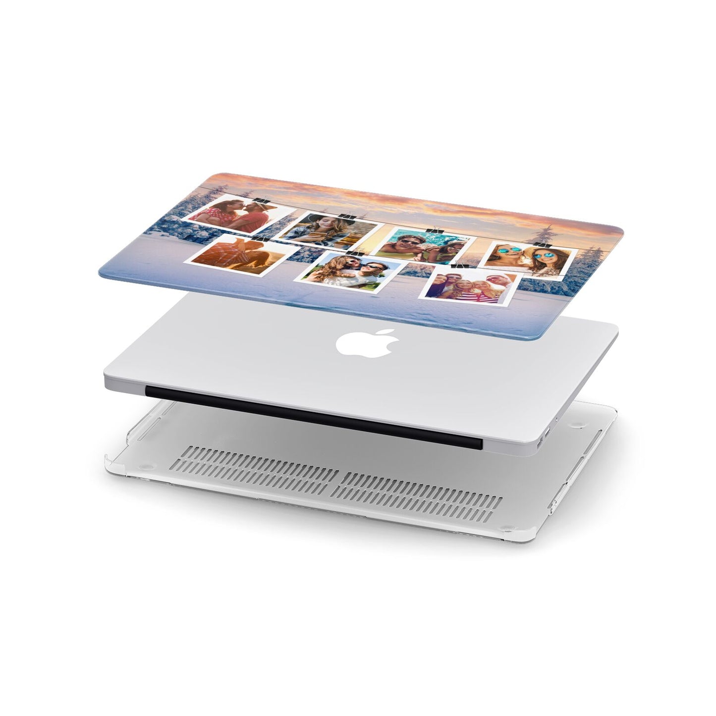 Photo Upload Montage Apple MacBook Case in Detail