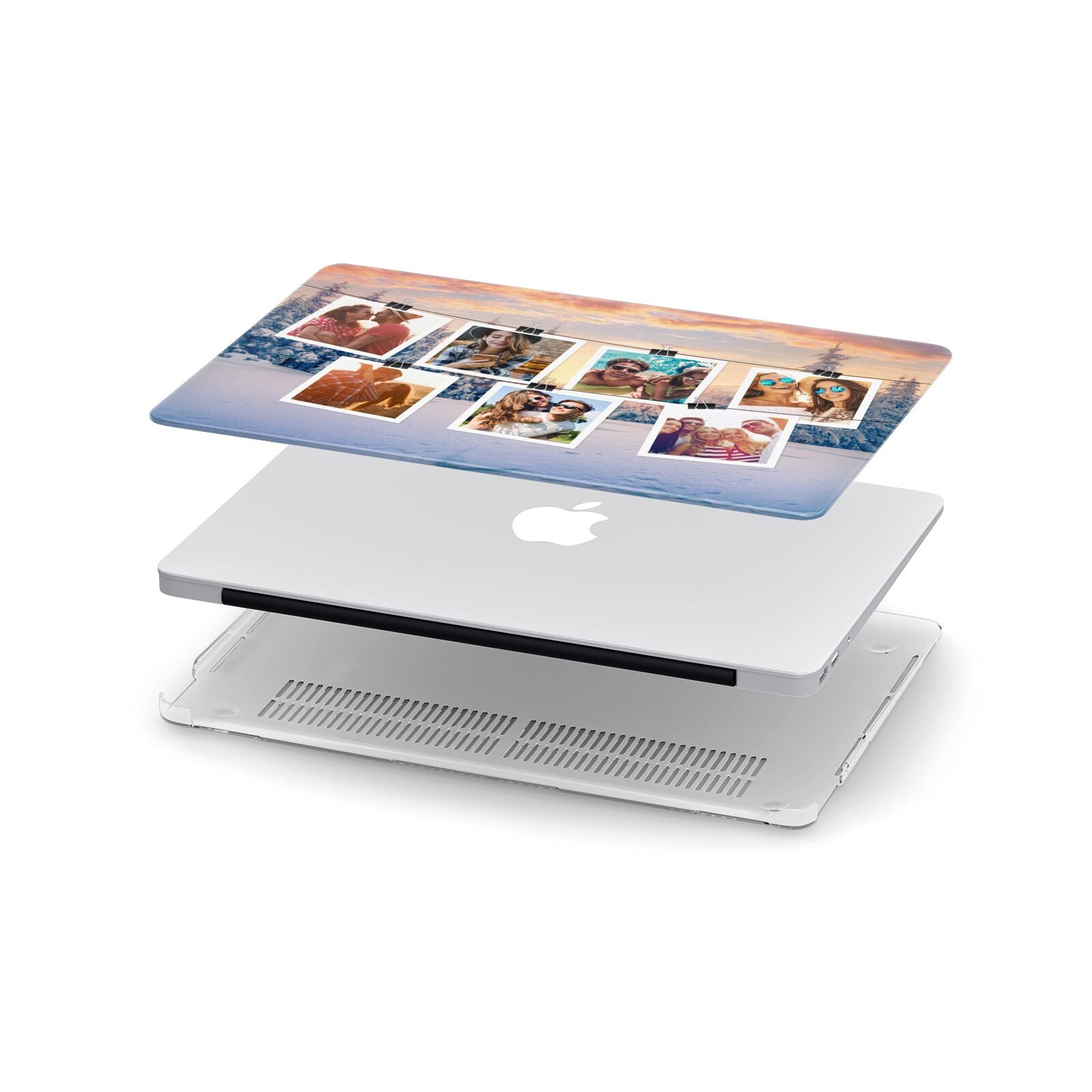Photo Upload Montage Apple MacBook Case in Detail