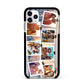 Photo Upload Montage Apple iPhone 11 Pro Max in Silver with Black Impact Case