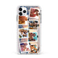 Photo Upload Montage Apple iPhone 11 Pro Max in Silver with White Impact Case