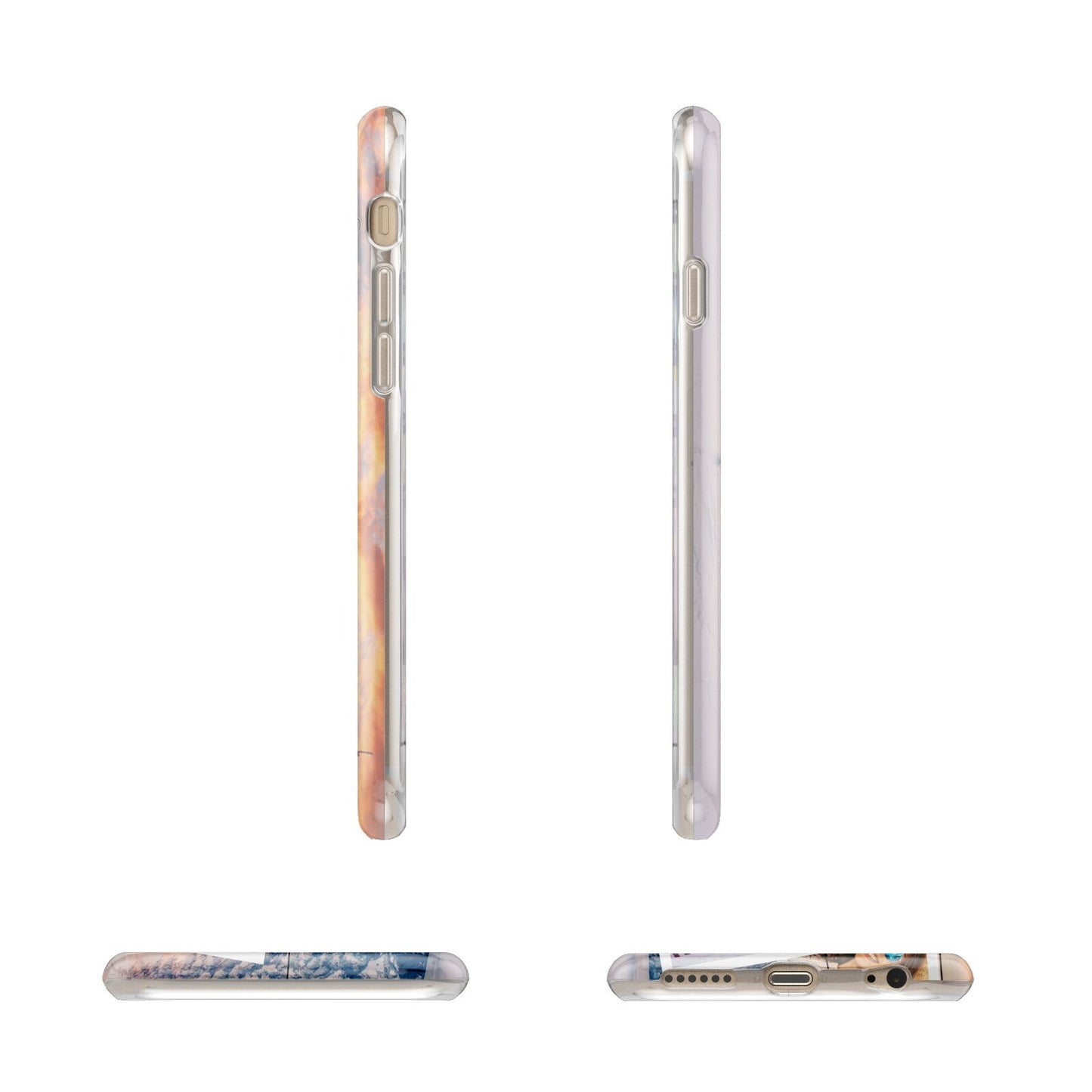 Photo Upload Montage Apple iPhone 6 3D Wrap Tough Case Alternative Image Angles