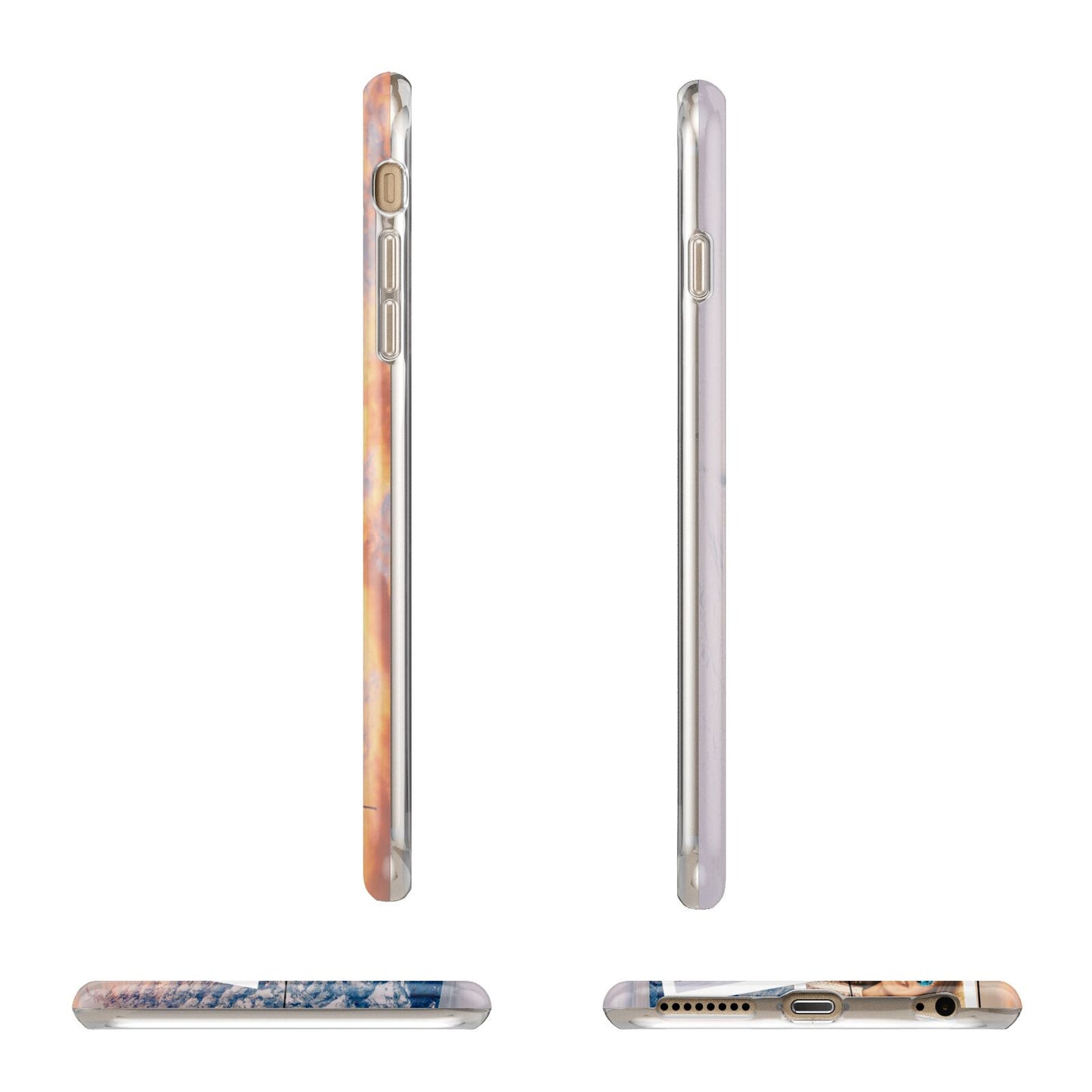 Photo Upload Montage Apple iPhone 6 Plus 3D Wrap Tough Case Alternative Image Angles