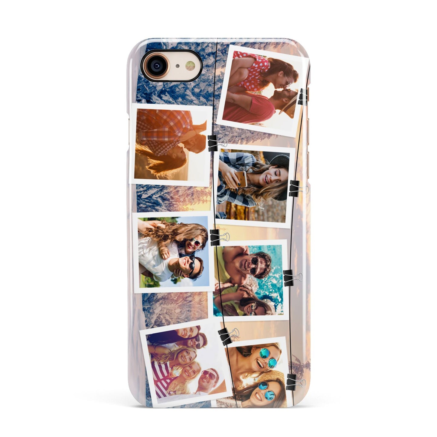 Photo Upload Montage Apple iPhone 7 8 3D Snap Case