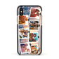 Photo Upload Montage Apple iPhone Xs Impact Case Black Edge on Gold Phone