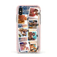 Photo Upload Montage Apple iPhone Xs Impact Case Pink Edge on Gold Phone