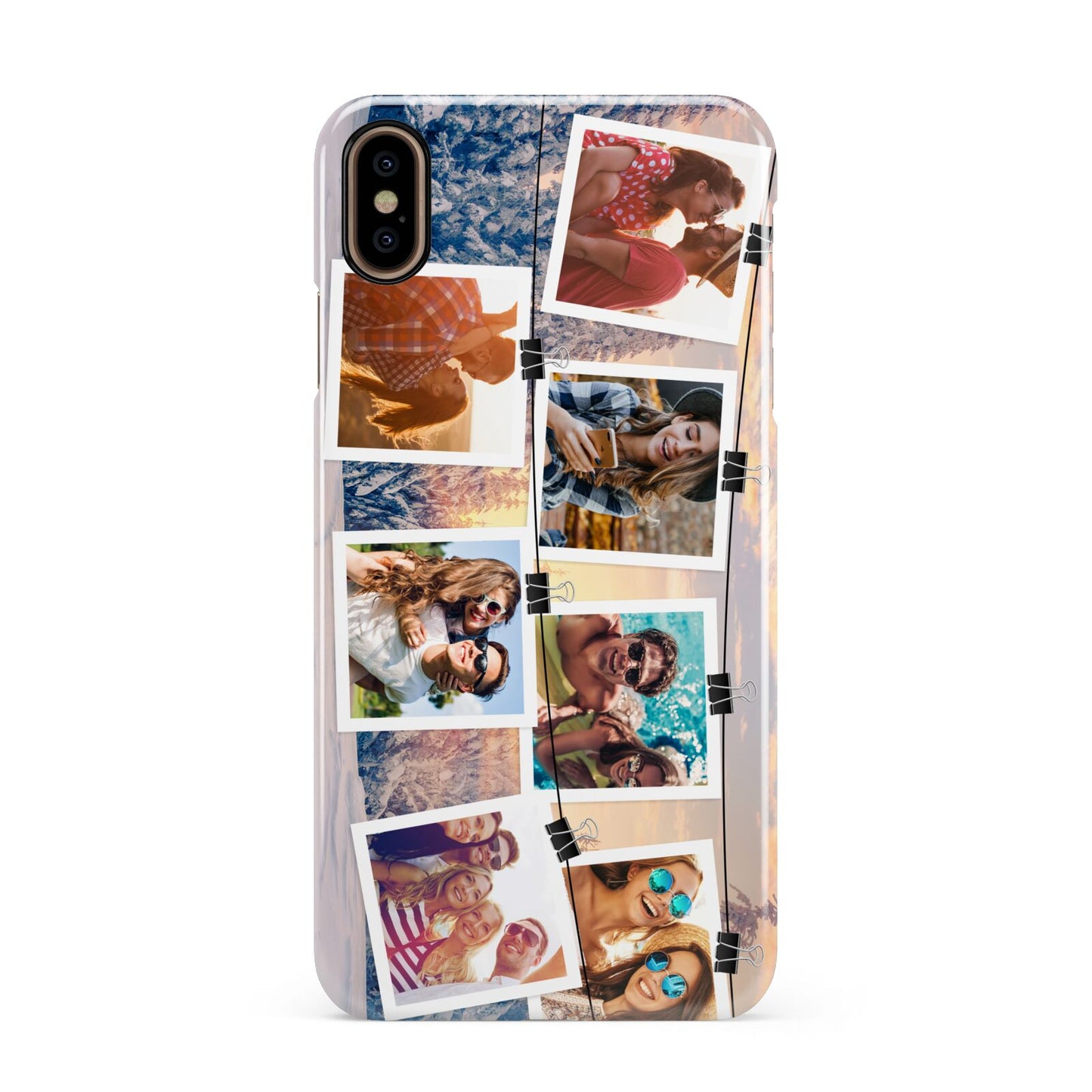Photo Upload Montage Apple iPhone Xs Max 3D Snap Case
