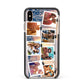 Photo Upload Montage Apple iPhone Xs Max Impact Case Black Edge on Gold Phone