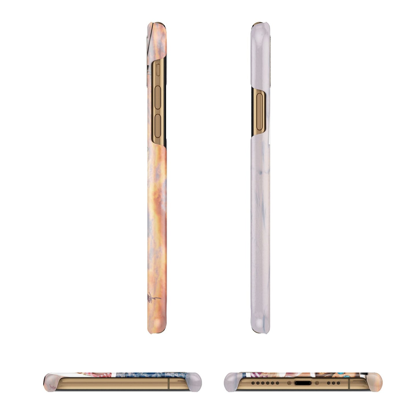 Photo Upload Montage iPhone 11 3D Snap Case Angle Images