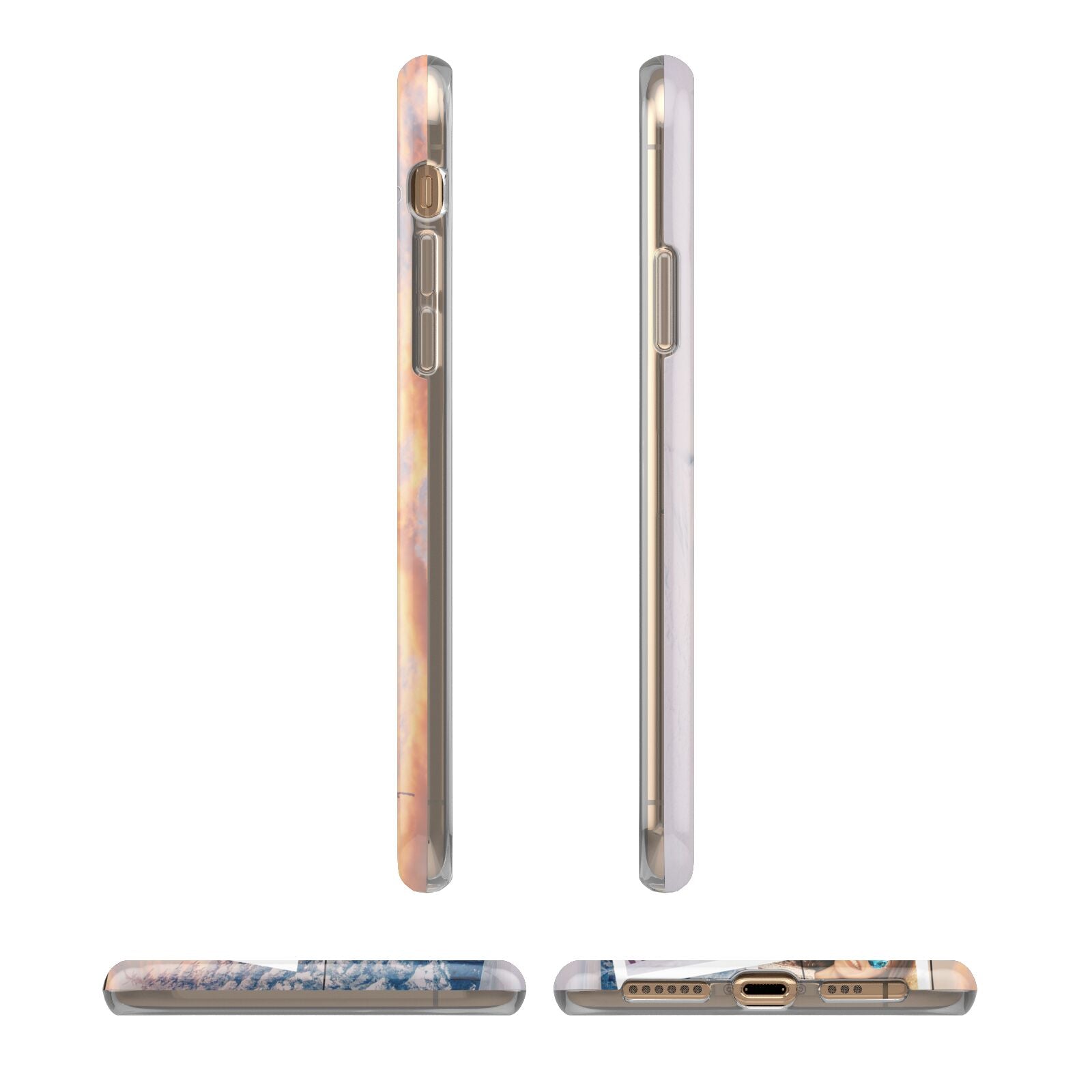 Photo Upload Montage iPhone 11 3D Tough Case Angle Images