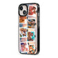 Photo Upload Montage iPhone 13 Black Impact Case Side Angle on Silver phone