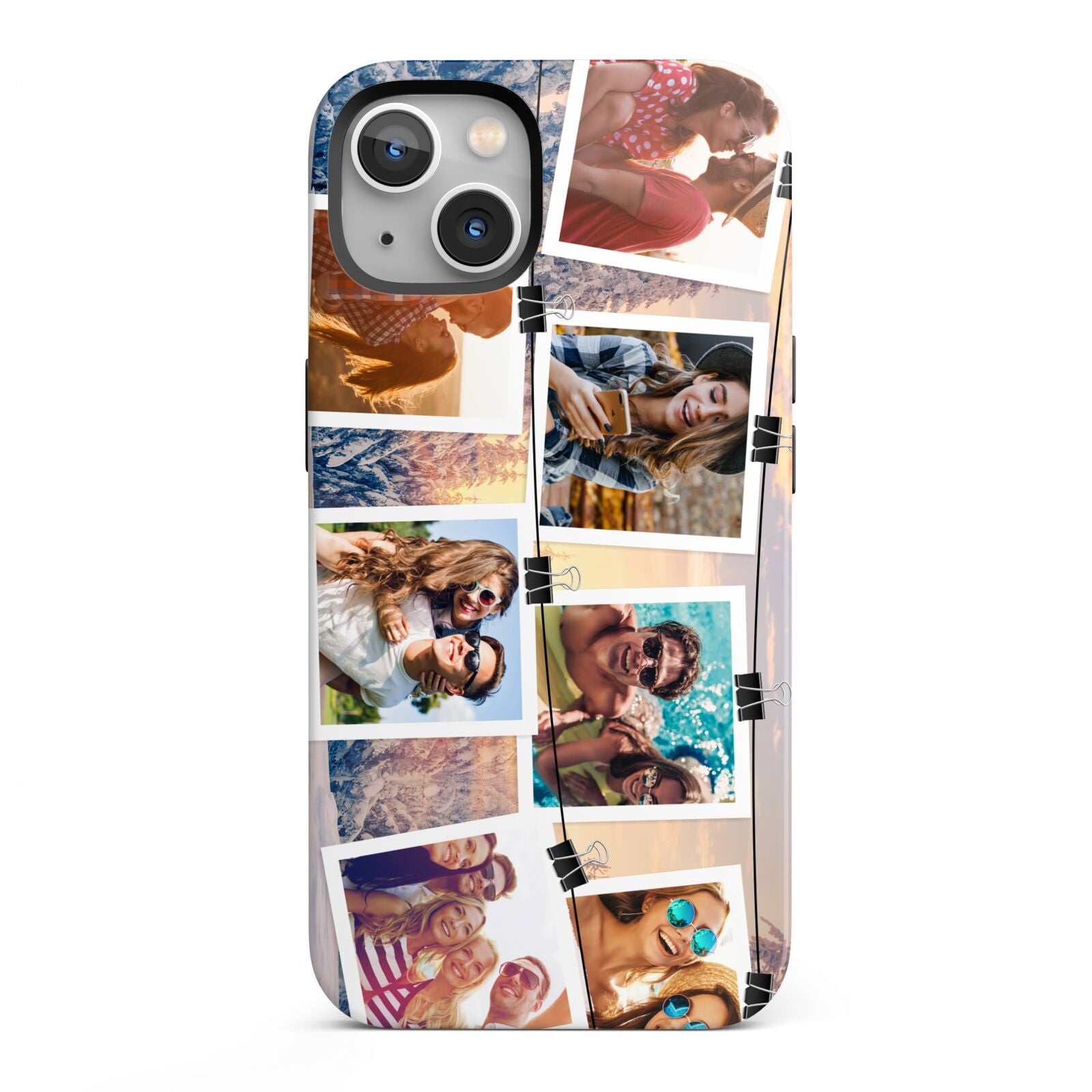 Photo Upload Montage iPhone 13 Full Wrap 3D Tough Case