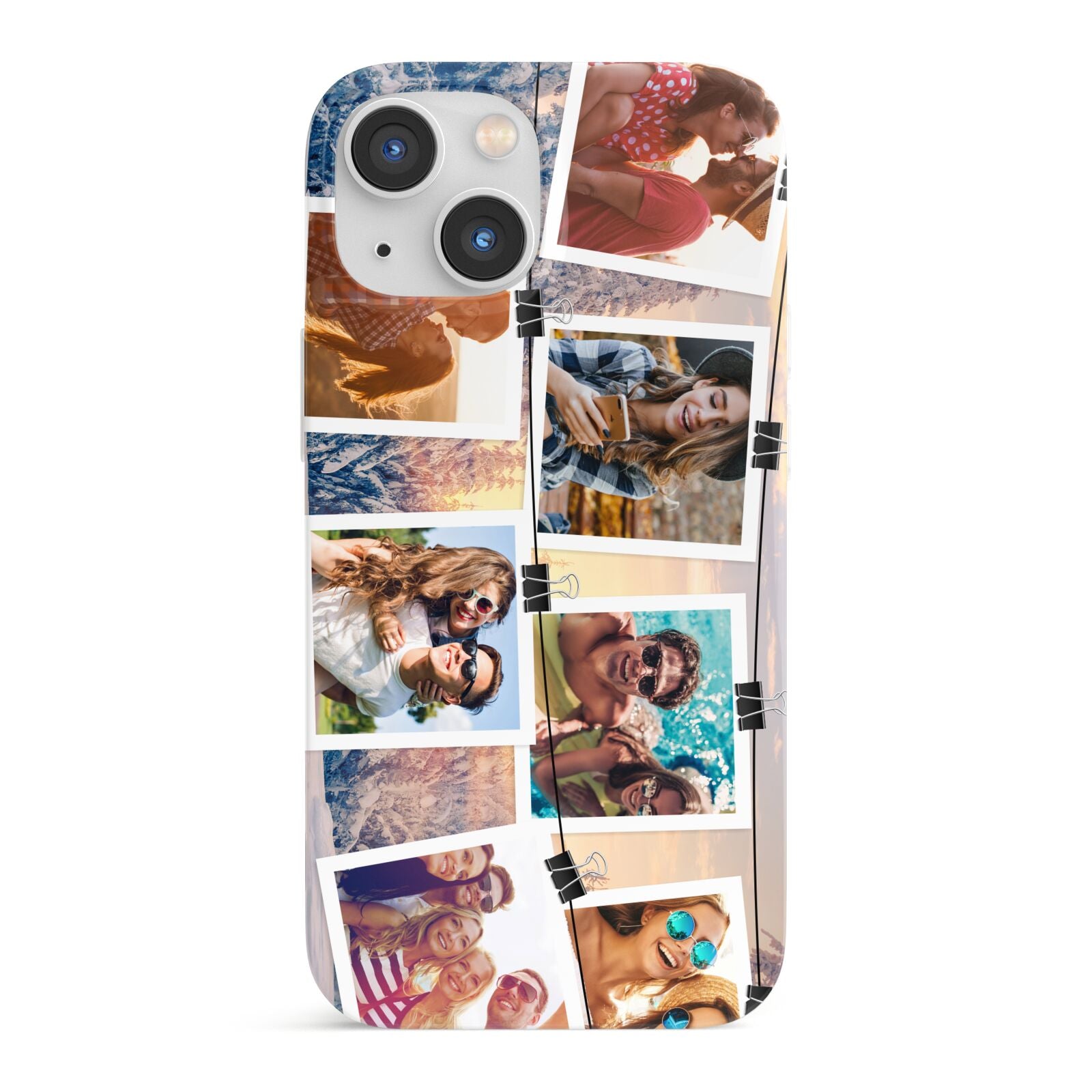 Photo Upload Montage iPhone 13 Mini Full Wrap 3D Snap Case