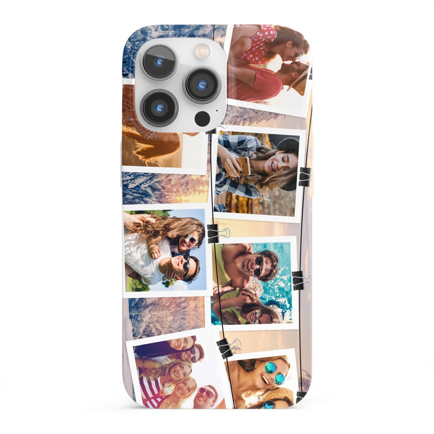 Photo Upload Montage iPhone 13 Pro Full Wrap 3D Snap Case