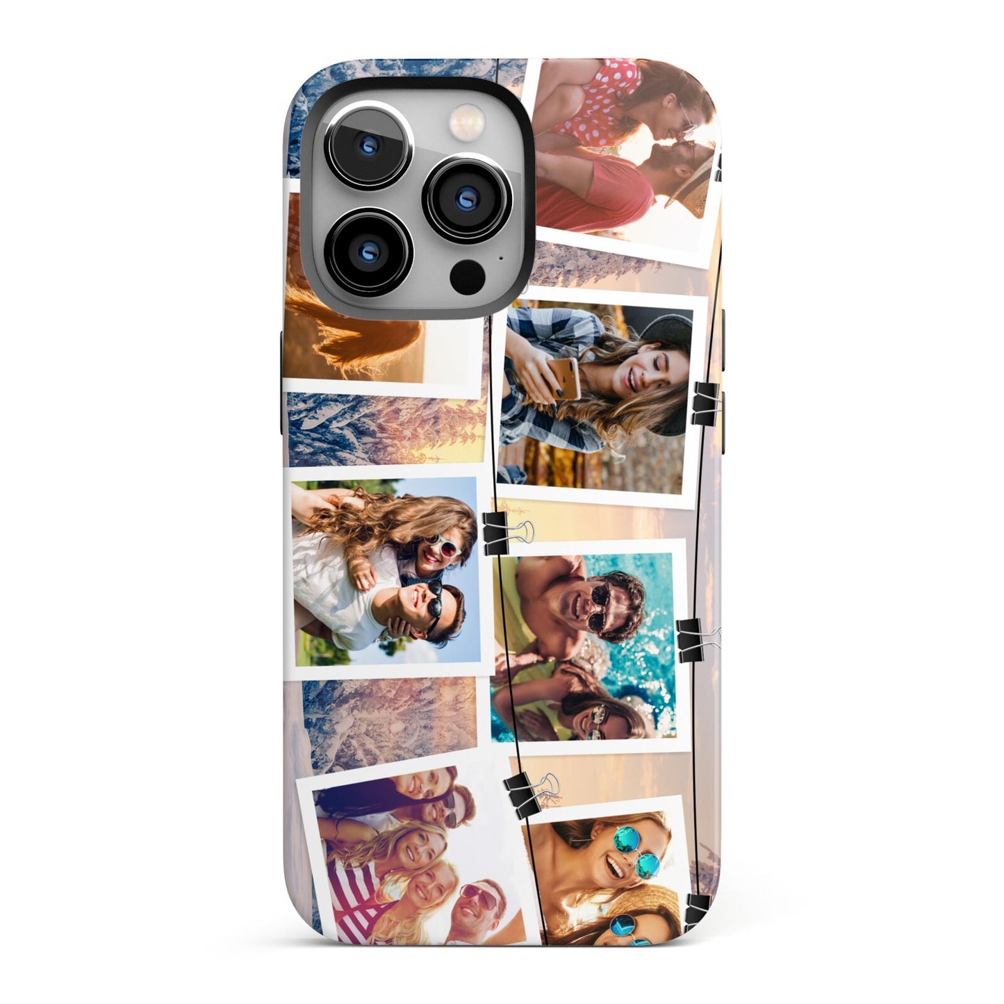 Photo Upload Montage iPhone 13 Pro Full Wrap 3D Tough Case