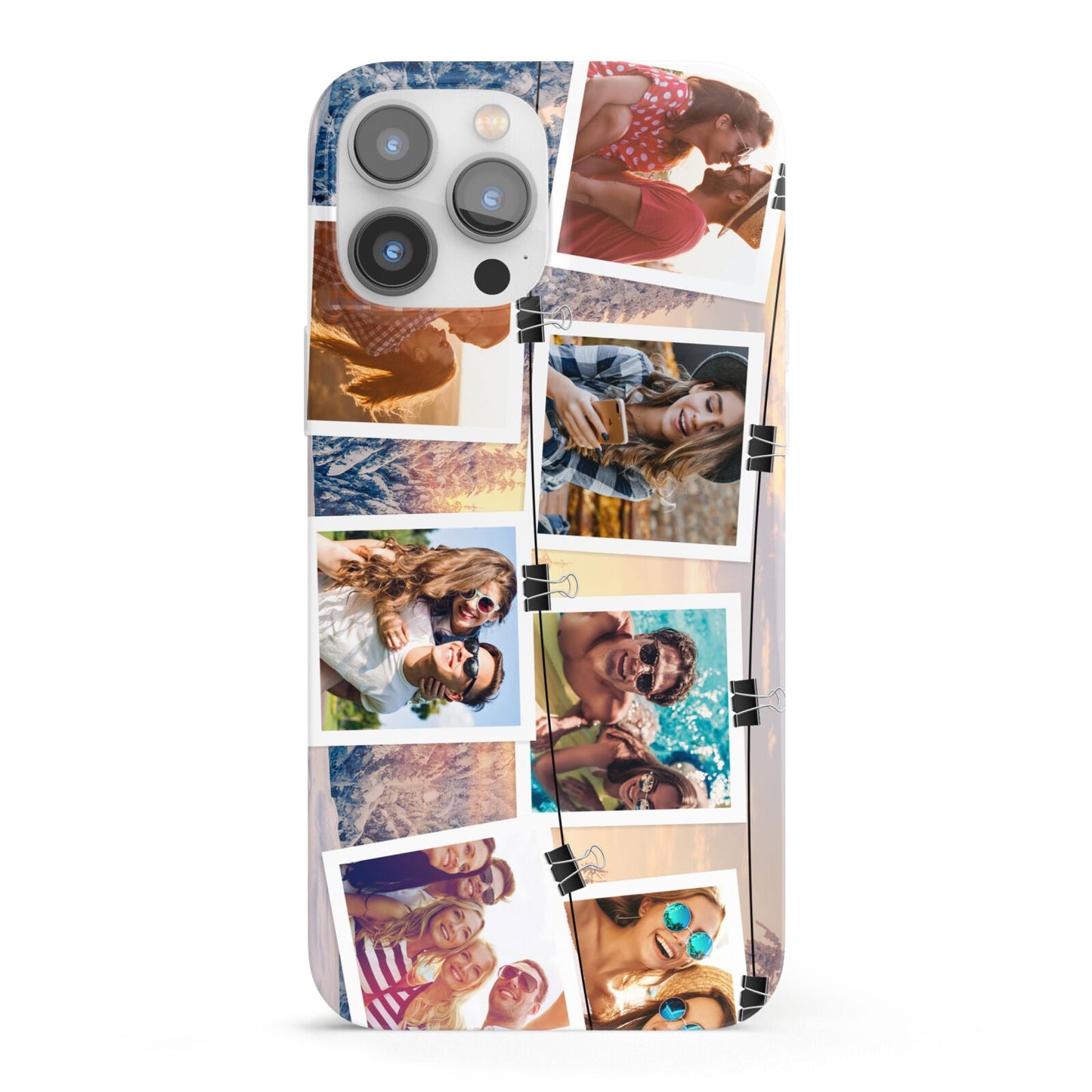 Photo Upload Montage iPhone 13 Pro Max Full Wrap 3D Snap Case