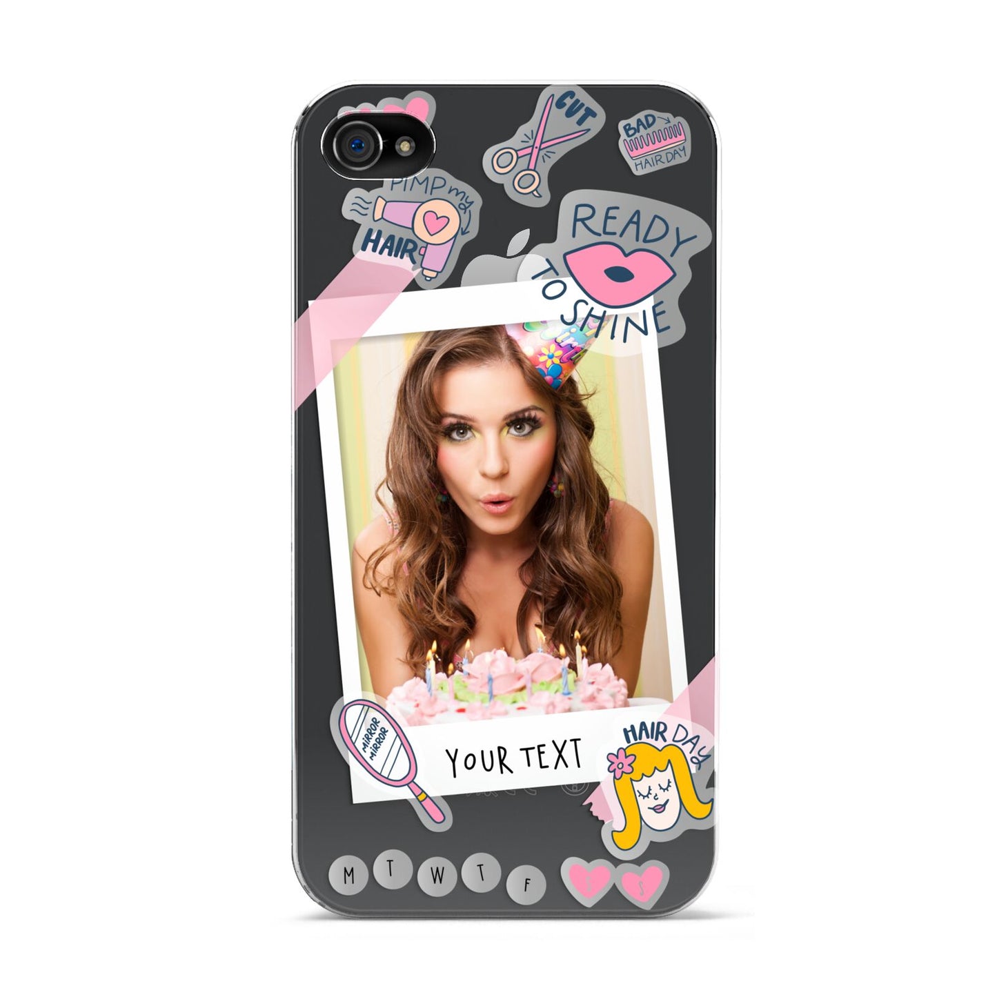 Photo Upload with Text Apple iPhone 4s Case