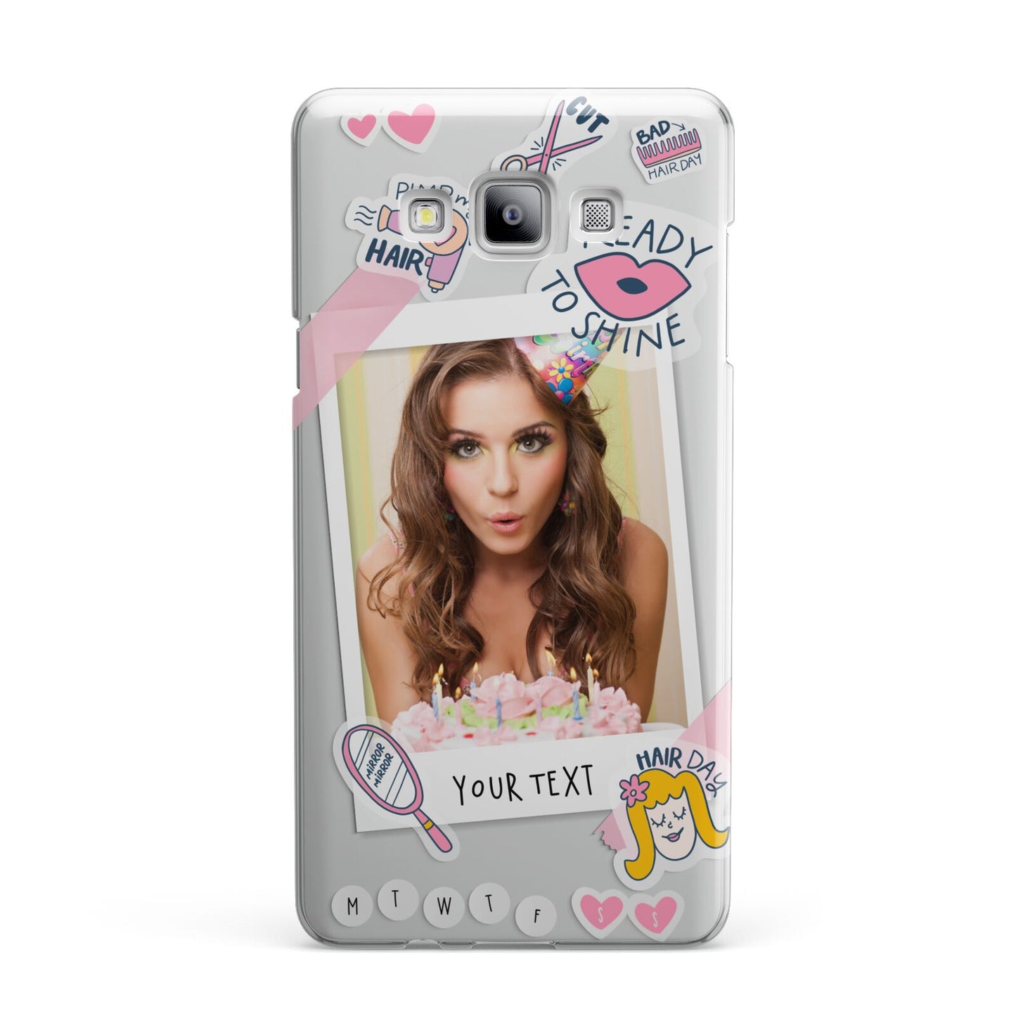 Photo Upload with Text Samsung Galaxy A7 2015 Case