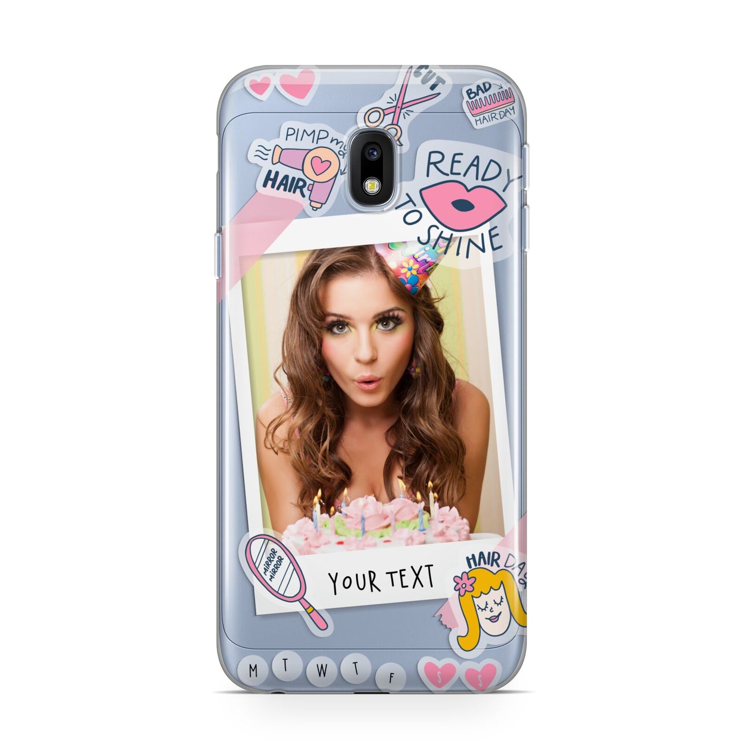 Photo Upload with Text Samsung Galaxy J3 2017 Case