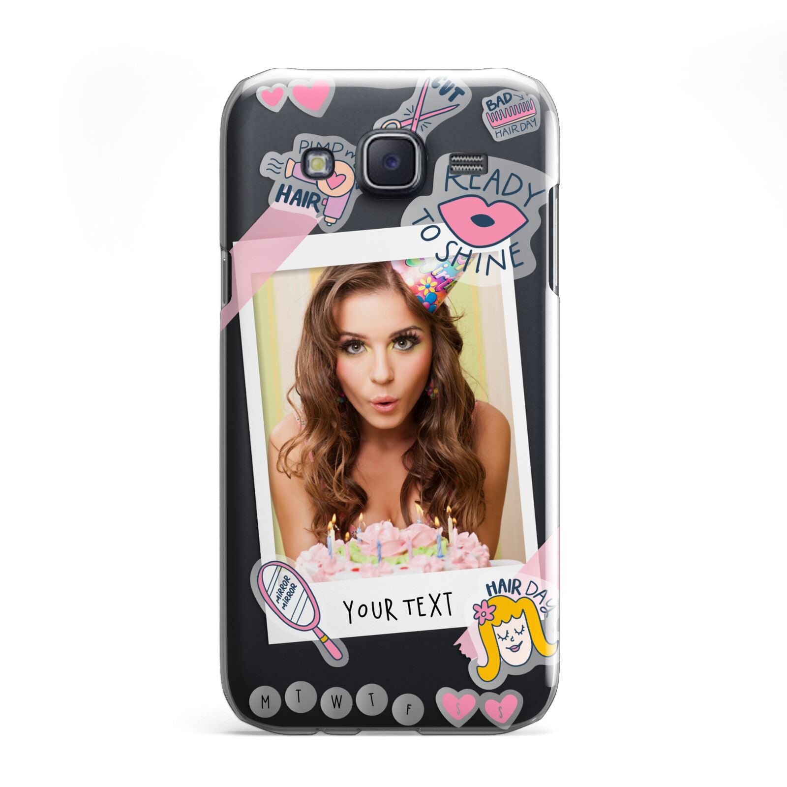 Photo Upload with Text Samsung Galaxy J5 Case