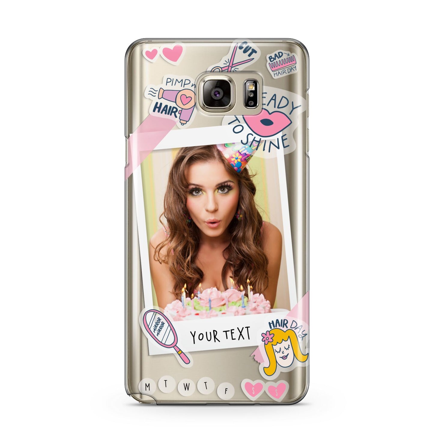Photo Upload with Text Samsung Galaxy Note 5 Case