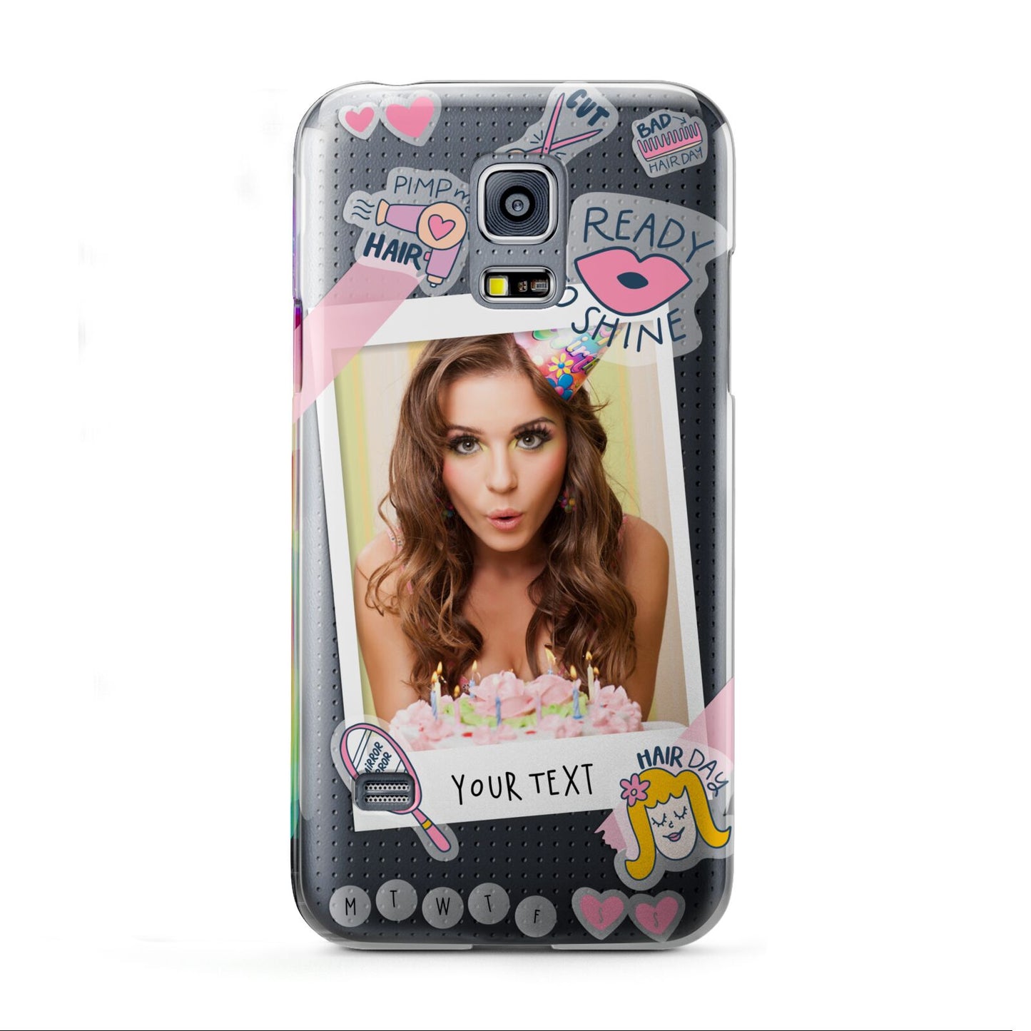 Photo Upload with Text Samsung Galaxy S5 Mini Case