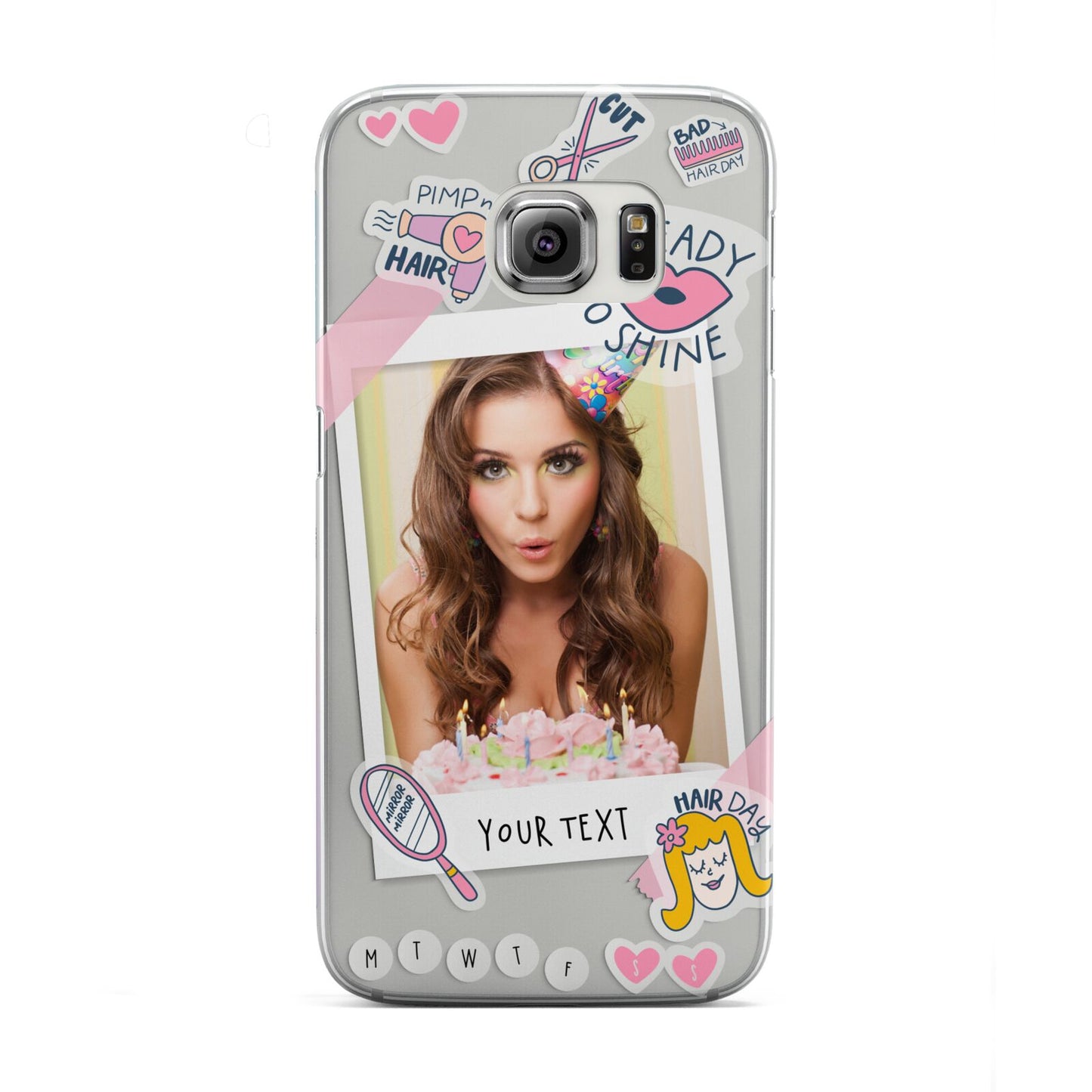 Photo Upload with Text Samsung Galaxy S6 Edge Case
