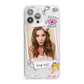 Photo Upload with Text iPhone 13 Pro Max Clear Bumper Case