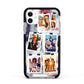 Photo Wall Montage Upload Apple iPhone 11 in White with Black Impact Case